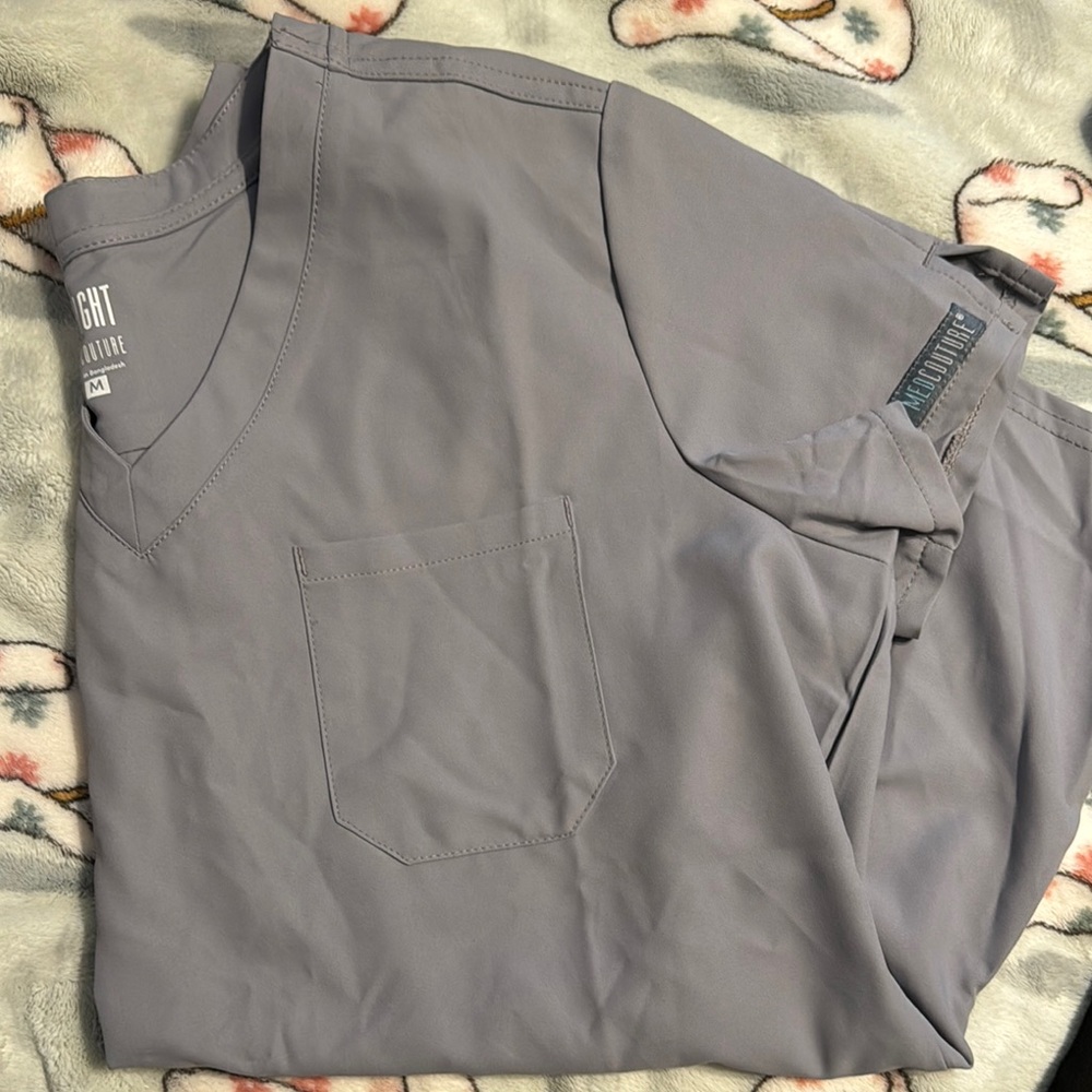 Grey Figs Scrub Top
